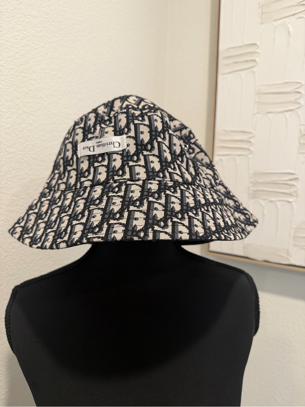 Dior Black and White Monogram women Bucket Hat
